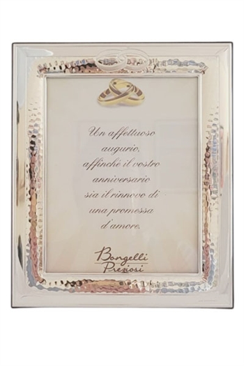 SILVER 25TH WEDDING ANNIVERSARY FRAME