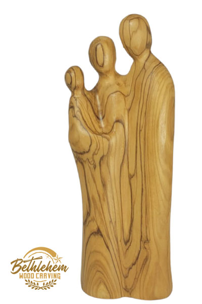 OLIVE WOOD HOLY FAMILY BABY